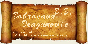 Dobrosava Dragunović vizit kartica